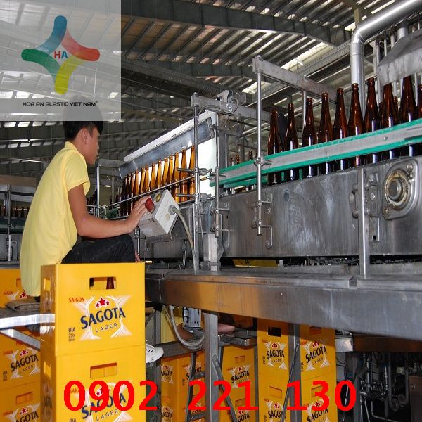 Sản xuất két bia nhựa cung cấp cho các nhà máy sản xuất bia tại Việt Nam