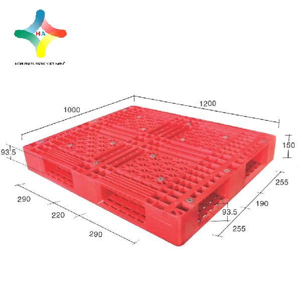 Pallet nhá»±a 12 LK cháº¥t lÆ°á»£ng cao