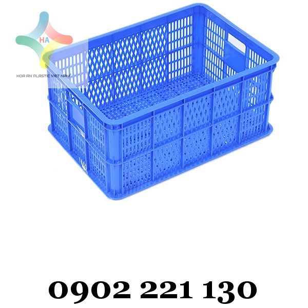 Sóng nhựa (rổ nhựa) E1061 màu xanh dương